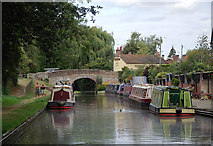 SJ8220 : Shropshire Union Canal at Gnosall Heath, Staffordshire by Roger  D Kidd