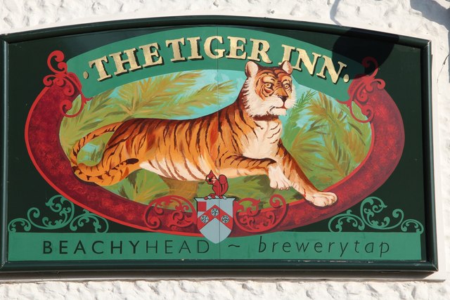 The Tiger Inn Sign