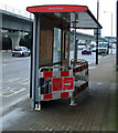 Bus shelter on North Woolwich Road