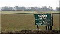NO4603 : Charleton Golf Club sign by Richard Webb