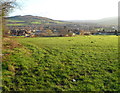 Northern Abergavenny viewed from Deri Road