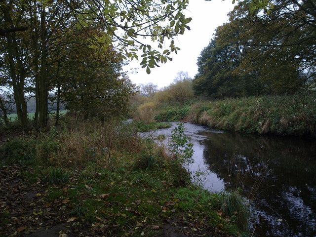 View of the river Browney