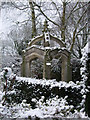 Folly, garden of School House, Thicketts Road, Mildenhall