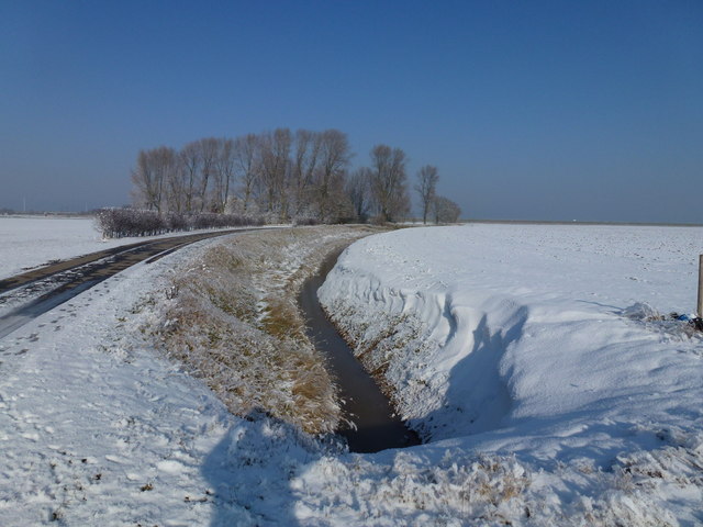 Winter scene near R.A.F. Holbeach