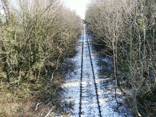 Disused railway near Hollinhill Grips