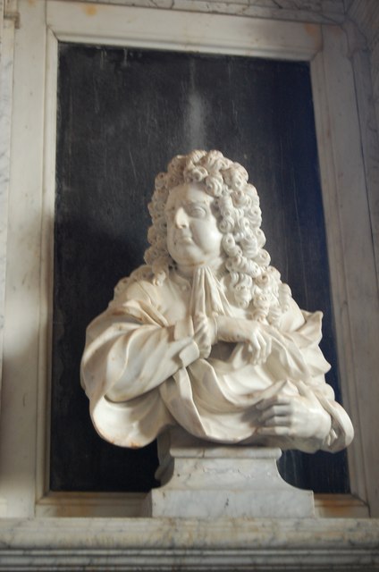 Bust of William Campion, St Mary's church
