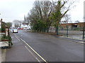 Totton: disused level crossing on the High Street