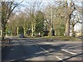 Solihull - Streetsbrook Road at the eastern end of the Green