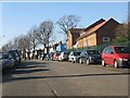 Yardley Green Road at the staff entrance to Heartlands Hospital