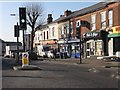 Local shops at Church Road traffic lights