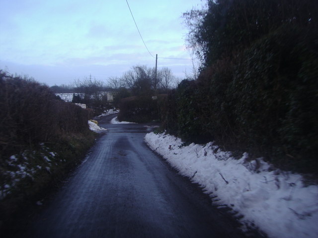 Firmingers Road at the junction of Rock Hill
