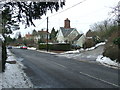 TL7343 : Road junction and cottages by Keith Evans