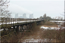 SK8379 : Torksey viaduct by Richard Croft