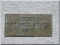 Plaque, Ardess National School