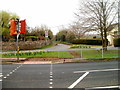 ST4690 : New pedestrian crossing, Caerwent by Jaggery