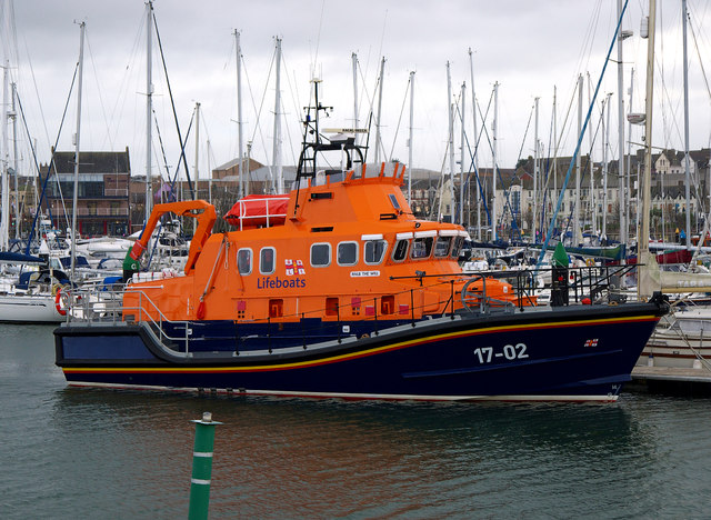 Relief Lifeboat at Bangor Marina