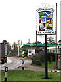 Petrol station on the busy A12 road through Stratford St Andrew