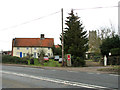 Cottages and church, Stratford St Andrew