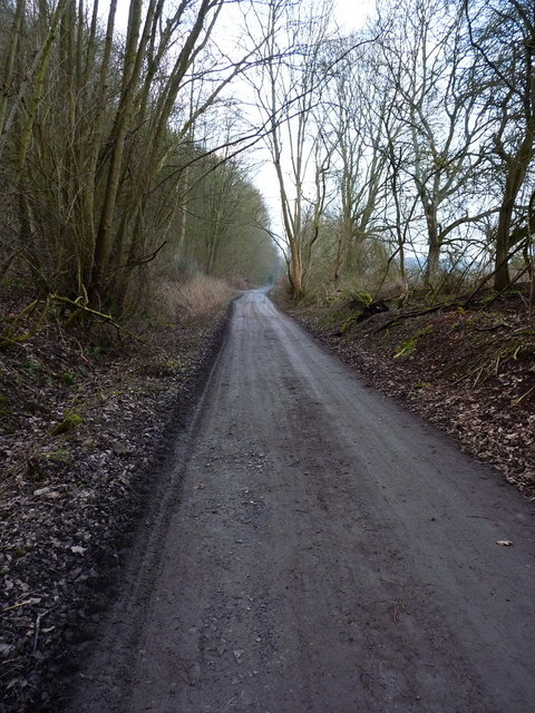 The former GWR, now NCN45, near Linley Halt