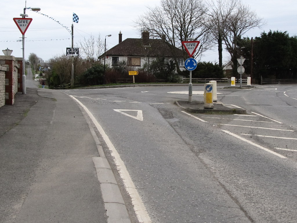 Mini roundabout in Hilltown Road,... © Eric Jones :: Geograph Ireland