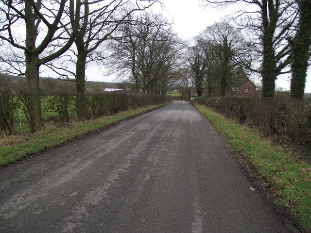 Quaker Brook Lane near Hoghton
