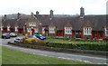 Central section of Grade II listed Burton Homes, Caerwent