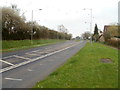 A48 heads east towards Crick