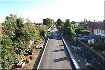 SU5803 : Fareham to Gosport BRT - View from Gregson Avenue Bridge (38) by Barry Shimmon