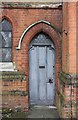 TQ2869 : St Mark, St Mark's Road, Mitcham - Doorway by John Salmon