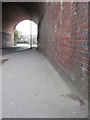 Valley Road railway bridge and a bench mark