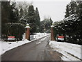 The entrance to Rushymead care home