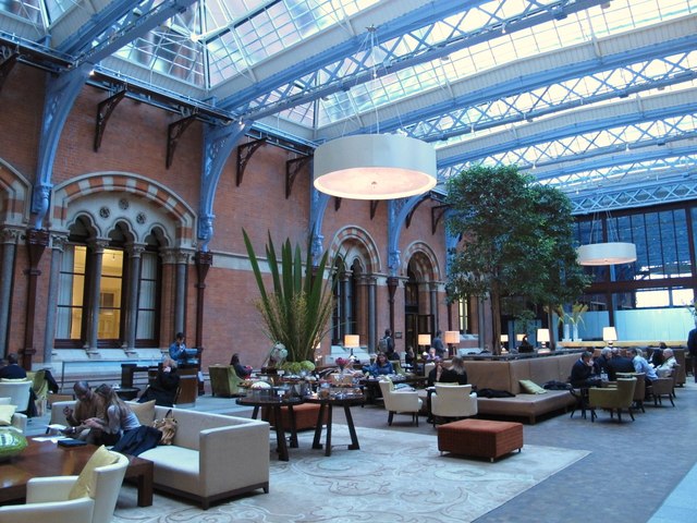 St. Pancras Renaissance London Hotel, Euston Road, NW1 - the lobby (3)