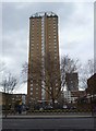 TQ3581 : Tower block, Commercial Road E1 by Robin Sones