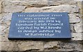 Plaque relating to Market Cross, Market Square, Eynsham