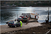 NG8635 : Ferry at North Strome by Roy Tait