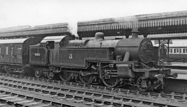 LMS Fowler 2-6-4T at Stockport (Edgeley) © Ben Brooksbank cc-by-sa/2.0 ...