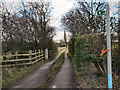 Footpath off the East Lancs Road