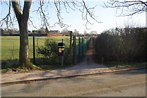 SJ9520 : Footpath across the playing fields by Bill Boaden