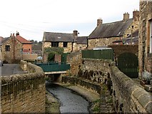 NY9364 : Hexham: Cockshaw Burn and Tanners Row by John Sutton
