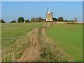 Farmland and windmill, Great Haseley