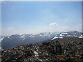 NN5081 : View from Geal Charn  (Laggan) towards Geal-charn (Ben Alder group) by Alan O'Dowd