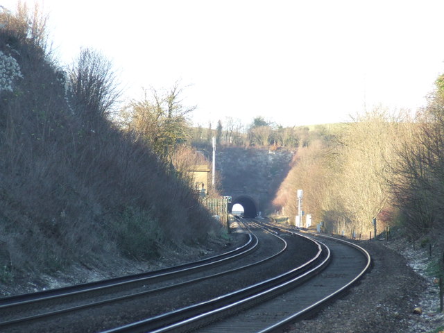 Railway tracks near Eynsford