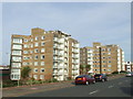 TQ7306 : Flats on the seafront, Bexhill by Malc McDonald