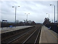 Railway running south from Swinton Station