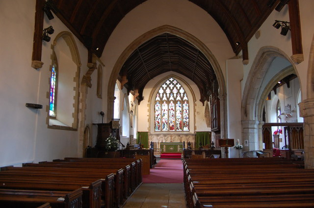 Interior, All Saints' church, Staplehurst
