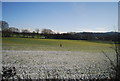 Snowy field north of Alderley Edge