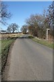 Cow Lane entering Swinderby