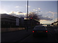 Traffic lights on Wellington Street, Slough