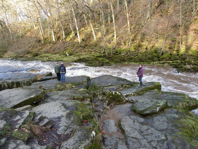 The Strid - River Wharfe © Tom Howard cc-by-sa/2.0 :: Geograph Britain ...