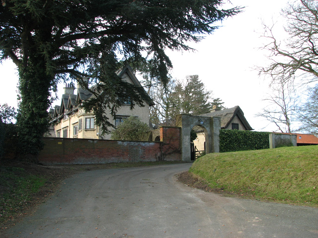Entrance to How Hill House, Ludham